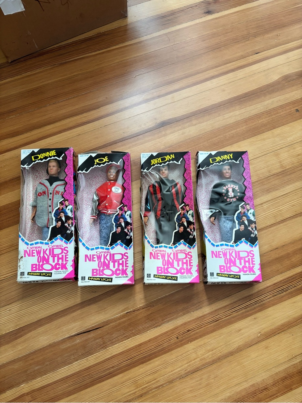 Collectible NKOTB Hangin Loose vintage dolls Lot of 4